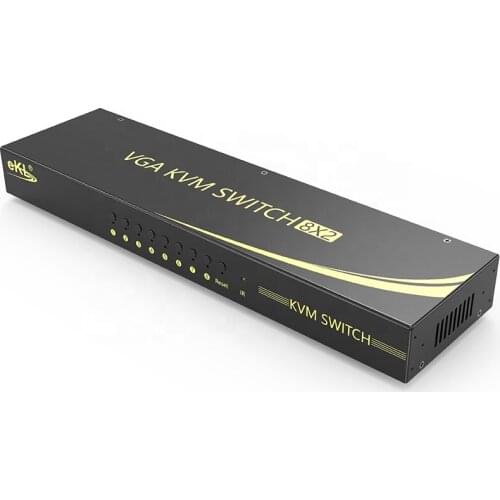EKL Automatic switcher VGA KVM switch 8 in 1/2 out 2548*1536 resolution