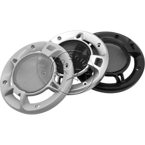 Black/Silvery/Beige For 4" inch Car Audio Speaker Conversion Net Cover Decorative Circle Metal Mesh Grille 138mm