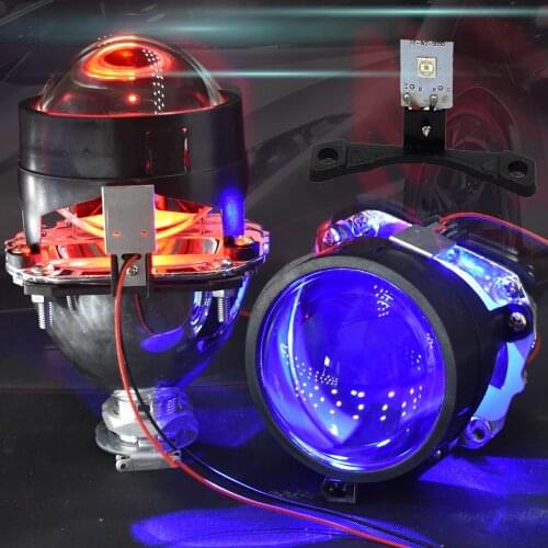 2.5" Mini Headlight Hid Bi-xenon Lens Automobiles Kit Tuning For H1 H4 H7 Car Lenses Accessories Motorcycle Retrofit