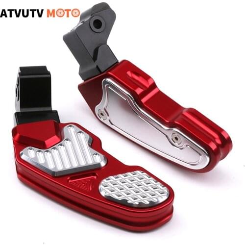Motorcycle Footrest Pedal Scooter Rear Passenger Footboard Steps Foot Plate For HONDA PCX 125 150 2018 2019 Pcx-125 Pcx-150