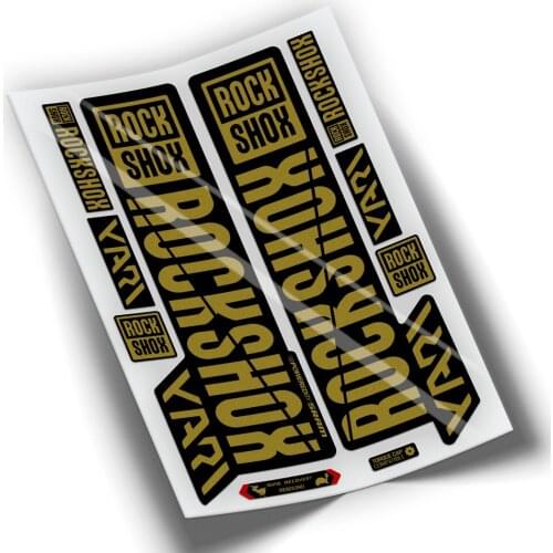 Pegatinas hairpin clip ROCKSHOX YARI 2018 WP61 stickers