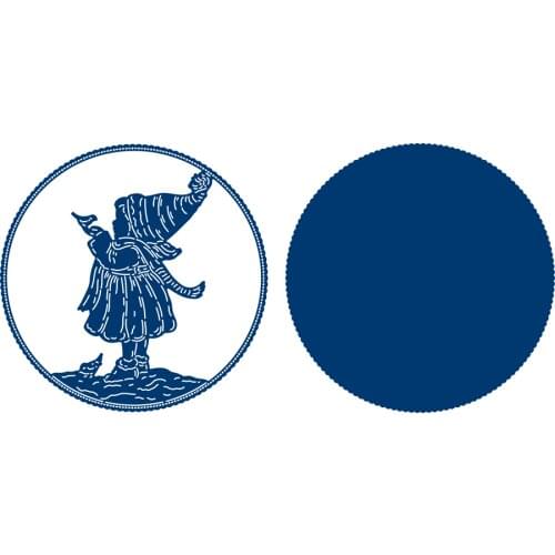 Christmas Sending Tidings Die Cutting Dies Scrapbook Diary Decoration Stencil Embossing Template DIY Greeting Card Handmade