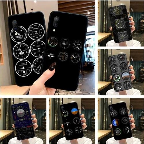 Aviation Aeroplane Helicopter Cockpit Phone Case For Vivo Y91c Y17 Y51 Y67 Y55 Y7s Y81 Y19 Y97 Y93 V17 vivos5