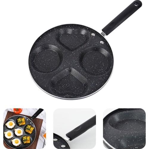 3 4 5 7 Holes Frying Pan Non-Stick Frying Pan Household Aluminum Mini Poached Egg Hamburger Maker Mould Kitchen Tools