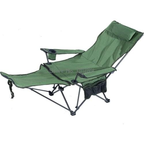 Outdoor Folding Chair Portable Small Deck Chair Lunch Break Chair Nap Chaperone Bed Leisure Back Camping Fishing Stool