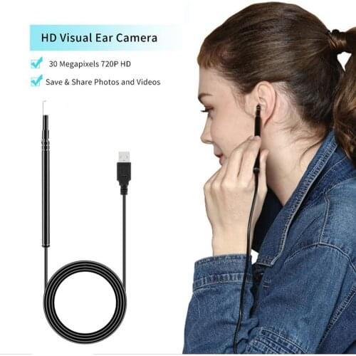 USB Ear Cleaning Tool HD Visual Ear Spoon Multifunctional Earpick With Mini Camera Pen Ear Care In-ear Cleaning Endoscope