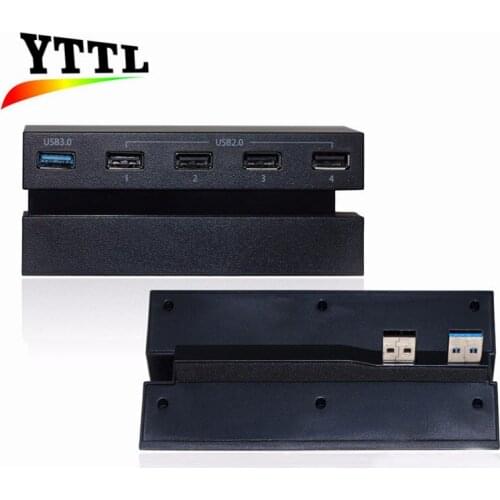 YTTL 5 Ports USB Hub for PS4 USB3.0 2.0 High Speed Expansion Converters Adapter For PS4 Console