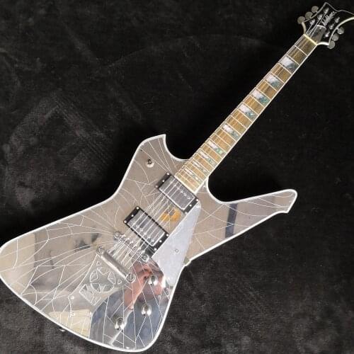 Shaped mirror guitar fixed bridge made in China free shipping