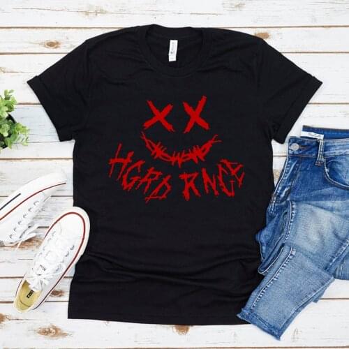 Women Hip Hop T Shirt Streetwear Dark Devil Tshirt Short Sleeve Gothic Harajuku Shirt Goth HipHop Plus Size Tees Tops