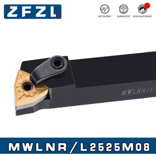 1pcs MWLNR2525M08 MWLNL2525M08 Lathe Tool Holder MWLNR MWLNL CNC Lathe Arbor Machining Cutter External Holders
