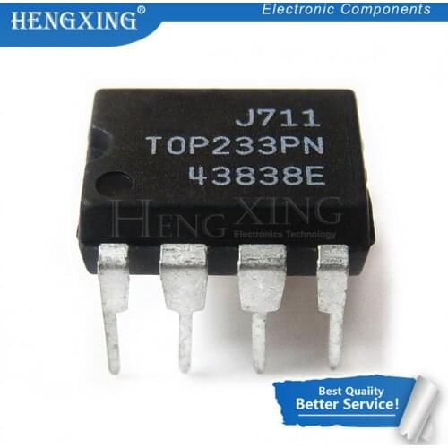 10pcs/lot TOP233PN TOP233P TOP233 DIP-7 TOP233GN TOP233G SMD-7