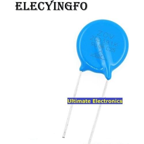 20pcs Varistors 20D391K 390V Varistor Metal voltage dependent resistor