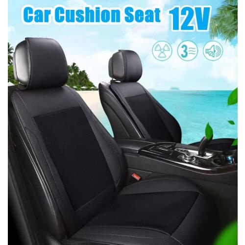 8 Built-in Fan 3D Cooling Fan Cool Cushion Fan Blowing Cool 12V 3 Speed Ventilation Cushion Summer Air Cooler Car Seat Cover