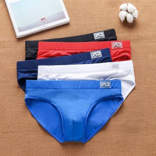 Addicted mens elastic comfortable swimming trunks summer beach swim trunksT