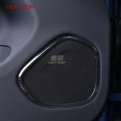 Auto Door Loudspeaker Ring Interior Trim Stickers Decoration Covers Frame FIT For Volvo XC60 2018 2019