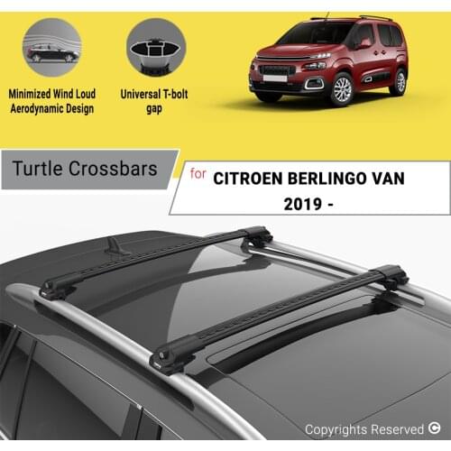 BARS FOR CITROEN BERLINGO VAN 2019 ON ALUMINUM ALLOY SIDEBARS CAR ROOF RACK LUGGAGE CARRIER CROSSBAR