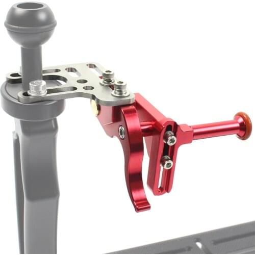 BGNing Upgrade Shutter Trigger Extension Lever Mount Adapter Accessory for Diving Tray Stabilizer Underwater Camera Housing Case