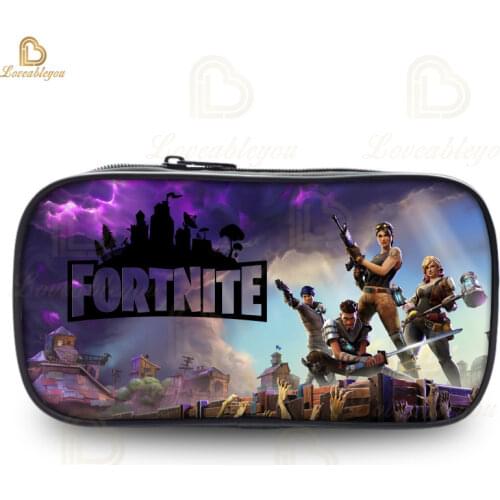 Game Fortnites Pencil Case Teen Fortnights Pencil Bags Kid Student Pencil Fortress Night Child Pencil Box Model Anime School Bag