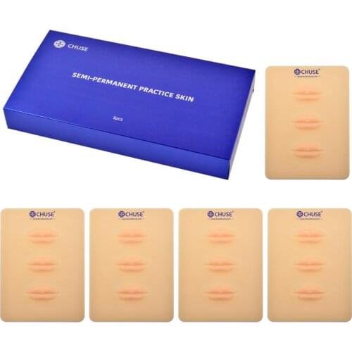 CHUSE Microblading Practice Skin 3D Big Mouth Lips Cosmetic Permanent Makeup Tattoo Training Sheet