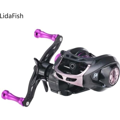 Lidafish 2021NEW 138g UltraLight Baitcasting Fishing Reel Left Right Hand Aluminum Spool Bait Casting Reel