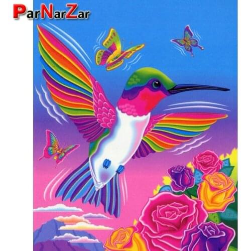 ParNarZar 3D DIY Full Drill Diamond Painting Kits - Flying Bird - For Home Wall Decorations
