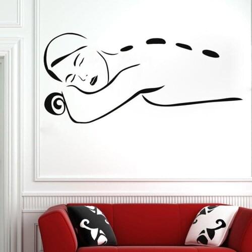 Spa Decal Wall Decor Window Sticker Beauty Salon Vinyl Wall stickers Massage Decals Shop Home Art Mural Decor C171
