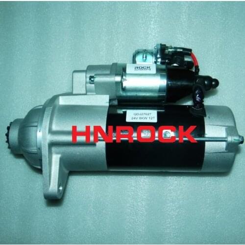 NEW HNROCK 24V 6.0KW 12T STARTER QDJ2762T FOR CHINESE TRUCK