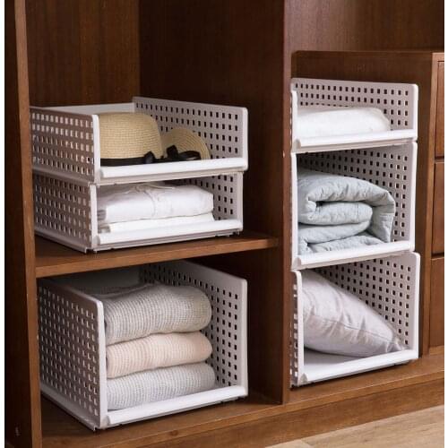 Plastic Drawers Closet Divider Storage Box Bin Cabinet Wardrobe Organizer Clothes Drawer Sotrage Basket Organizer