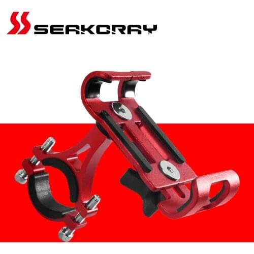 Bicycle Mobile Phone Holder Road Bike Riding Equipment Aluminum Alloy Holder For Bike Phone Motocycle Metal Phone