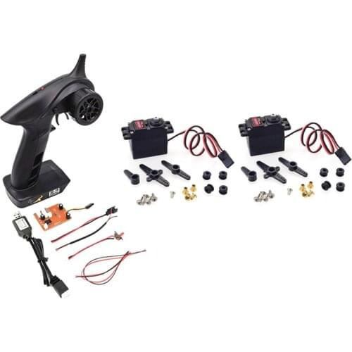 1set for MN 2.4G Full Proportional KIT Car Version Transmitter & 2Pcs M0200 20G Analog Gear Servo 3.5Kg Torque