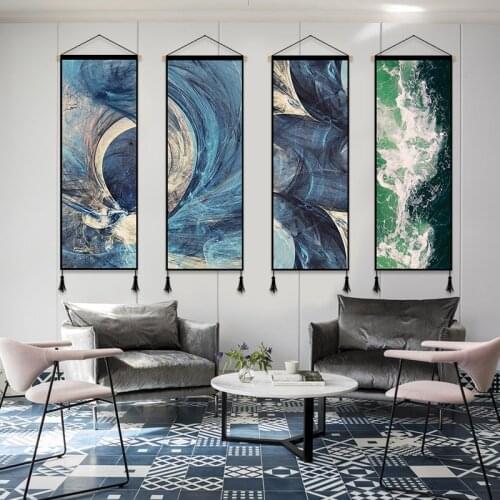 Nordic Abstract Canvas Poster Wall Paintings Room Decor Print Posters Scroll Hanging Painting Home Living Room Bedroom Wall Art