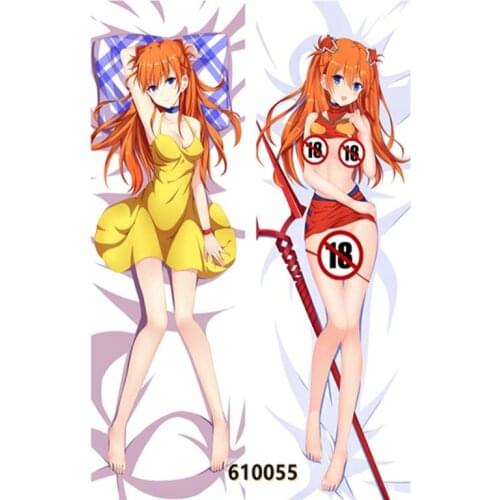 Anime Eva Hugging Body Pillow Case Customized Cushion Cover Pillowcase Dakimakura Otaku Throw Cushion Double-sided Pillowcase