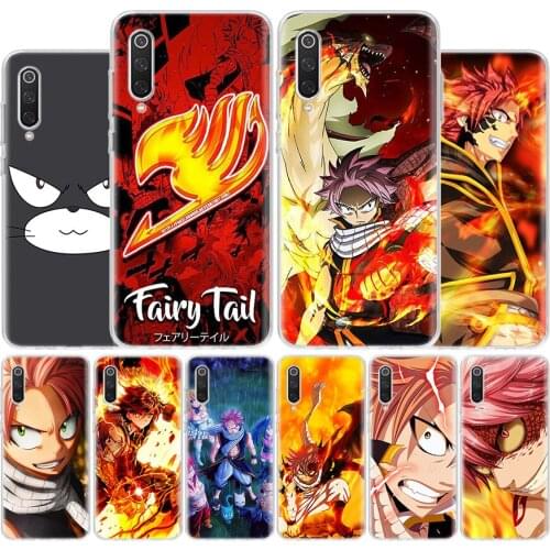 Fairy tail Anime Cover Phone Case For Xiaomi Note 10 Mi 11 9 8 CC9 5X 6X 9T 10T A3 Poco X3 NFC F1 Pro Lite + Coque A1 A2