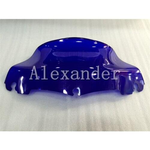 For Harley Electra Glide Ultra Classic SE FLHTC FLHTCU FLHTK EFI FLHTCI FLHT FLHTI FLHTPI blue Windshield Windscreen 2014-2016