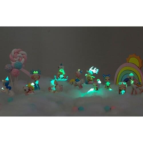 Lovely doll authentic white night fairy tale-magical weather LITE series blind box luminous hand-made decoration gift