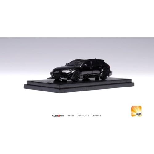 GLM 1:64 Darwin Pro DTM RS6 Avant Black w/Carbon fiber hood Resin Model Car