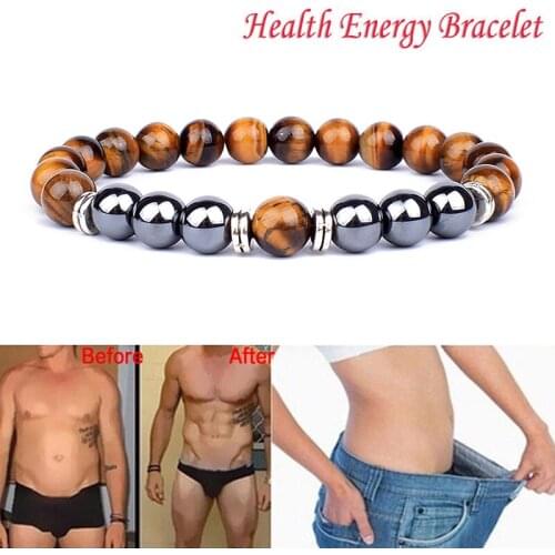 Fashion Tiger Eye Obsidian Hematite Bracelets for Women Triple Protection Magnetic Bracelets Women Health Care Jewelry Pulsera