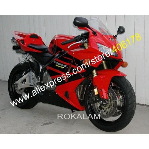 Motorcycle Body Fairings For Honda CBR600RR 2005 2006 CBR 600 RR F5 Red Sportbike Fairings (Injection Molding)