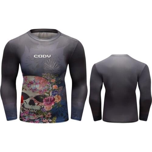Cody Lundin Full Digital Print Black Design The Latest Rashguard Mens Sport Tee&Top Long Sleeve Sport Shirts