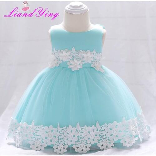 New Born Baby Party Dress For Girl Wedding Baptism Baby 1st 2nd Birthday Outfits Christmas Gift Brand Girl Clothes Christening