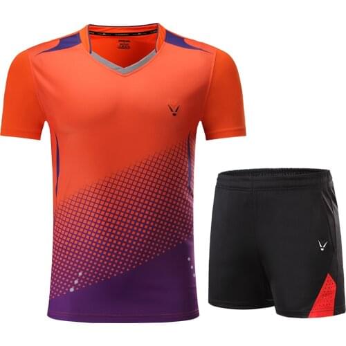 New Qucik dry Badminton shirt sports shorts Women/Men,table tennis jerseys, Tennis shirts suit , badminton wear T-shirt Y-3860