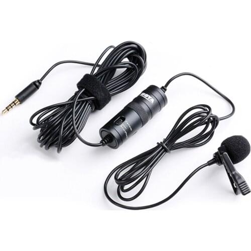 M1 Lavalier Microphone Condenser Microphone Professional Camera Interview Recording Mobile Phone Bee