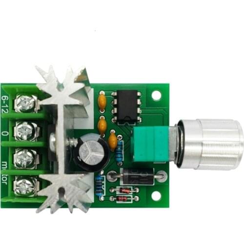 DC Motor Speed Regulator Controller Board 2V High Power PWM No-Polarity drive module with 20A current regulator
