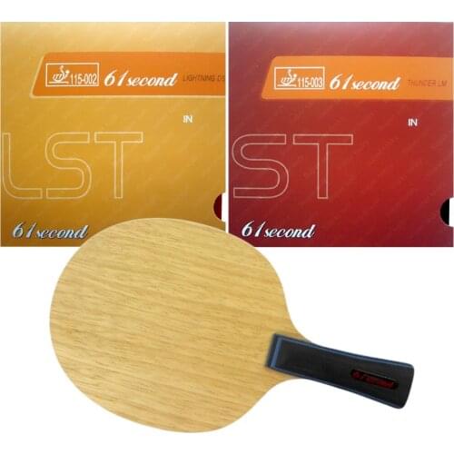 Pro Table Tennis PingPong Combo Racket 61second 3003 with Lightning DS and LM Long shakehand FL