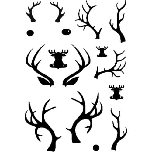 11x16 antlers Transparent Clear Stamps Silicone Seals for DIY scrapbooking photo album Card Making
