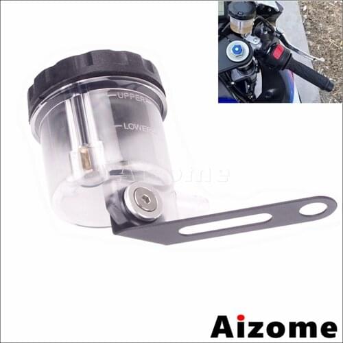 Clear Front Brake Clutch Oil Cup Universal Street Sport Motorcycle Cylinder Oil Reservoir Cup For Harley Honda Ducati Triumph