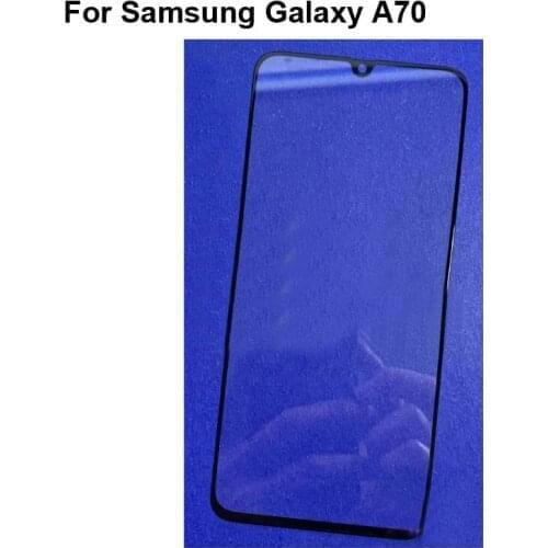 2PCS For Samsung Galaxy A70 Touch Screen Glass Digitizer Panel Front Glass Sensor For Samsung Galaxy A 70 Without Flex GalaxyA70