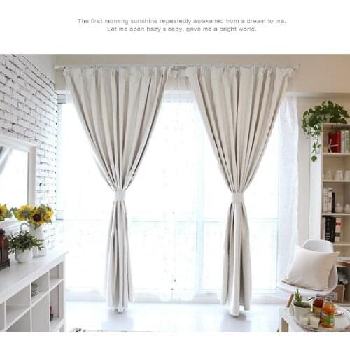 Modern high shading Curtain for Bedroom Solid Color Curtain for Living Room Drapes Thermal Insulated Curtains for Kitchen
