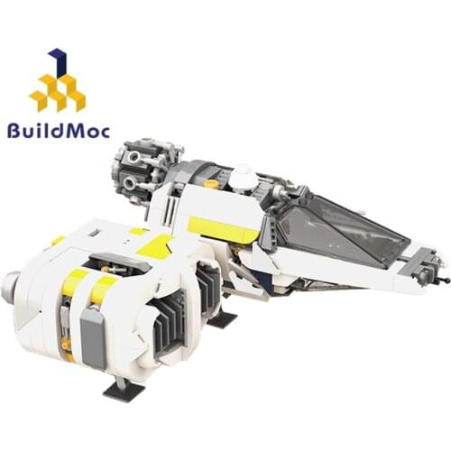 Buildmoc Star Plan Movie BH-190 L-WING Horn Fighter 861PCS Bricks MOC Model Building Blocks Toys for Children DIY Toy Kids Gifts
