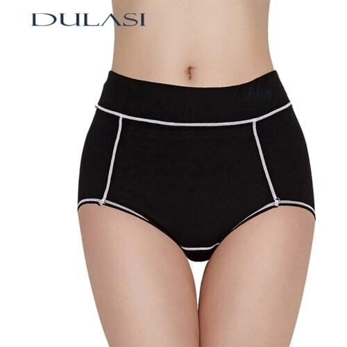 Cotton Menstrual Pants Leakproof Period Underpants Physiological Panties High Waist Briefs With Pocket Underwear Dropshipping